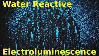 Water Reactive Electroluminescent Panels