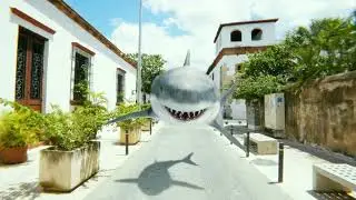 Shark in streets of Brazil spotted !! Blender 3D Animation