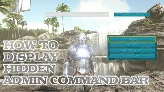 How to get the admin command bar to show up