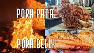 VOLCANO Boneless Pork Pata | Crispy pork belly | mabisang technique No more TALSIK ng mantika🤣🤣🤣