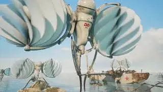 3826. Atomic heart. DROFA ДРОФА летающий робот