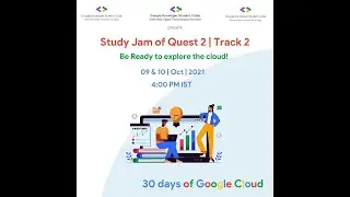 GDSC VJTI | CLOUD STUDY JAM | TRACK 2 | QUEST 2 | DAY 2