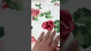Прованс Розы на хлопке видеообзор ткани.