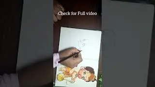 How to Draw Baby Shiva #shorts
