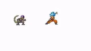Goku Azul vs Frezza Prateado