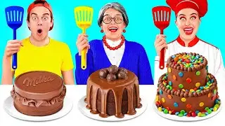 Кулинарный Челлендж: Я против Бабушки | Потрясающие Кухонные Лайфхаки от BaRaDa Challenge
