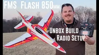 FMS - Flash - 850mm - Unbox, Build, & Radio Setup