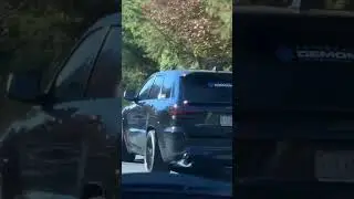 ‼️Trackhawk GTHAUS exhaust in traffic💨‼️ #mopar #jeep #viral #fast #exhaust #exhaustsound