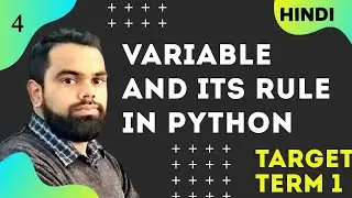 Variable in python|| Rules for defining ||#4||Target term1