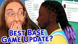 We finally got my most requested feature and eyelashes in CAS?! New Base Game Update