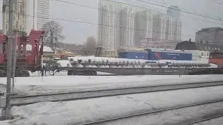 Тестовская - Белорусский вокзал из Ласточки 02.03.2024 г.