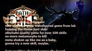 POE: I Rap the 3.23 Patch Notes