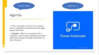8- Post a message to Teams if an existing item is modified in SharePoint list through power automate