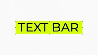 Stylish and simple TEXT BAR REVEAL in After Effects