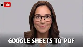 Google sheets to pdf