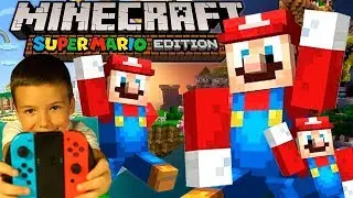SUPER MARIO Minecraft Survival KokaPlay Nintendo Switch Split Screen