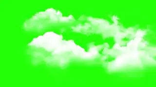 Animation Clouds On Green Screen Free Video #greenscree #clouds