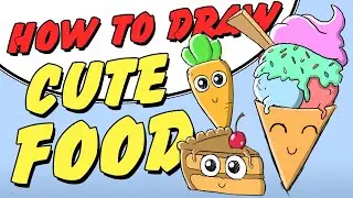 How to draw cute food - inspiration and ideas