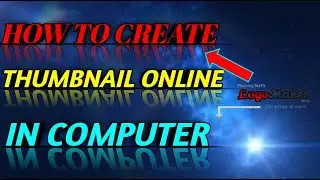 HOW TO CREATE YOUTUBE  THUMBNAIL ONLINE IN COMPUTER