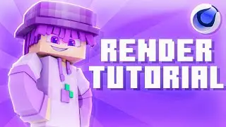 Minecraft Skin Render Tutorial🔥 Cinema4D Tutorial