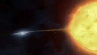 Vampir-Stern saugt Nachbarsonne aus/Vampire-Star sucks from neighboring sun