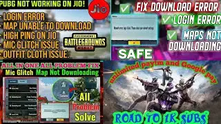 pubg loading problem | FIX MIC GLITCH | pubg sound problem | all map download fix