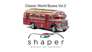 Classic Diecast World Buses Vol. 2 - 1:43 Scale / Miniatures Vehicles Digital Museum