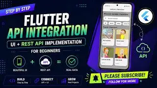 Flutter API Integration | Fetch Data from REST API | Flutter Tutorial 