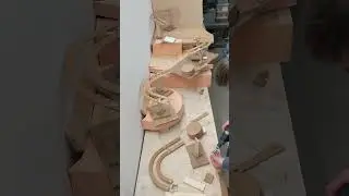 testing a marble run with jumps
