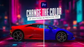 How To Change The Color of Anything In Premiere Pro || #premierepro