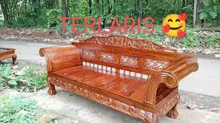 TERLARIS 🥰 Bangku risban kuku macan ful ukiran