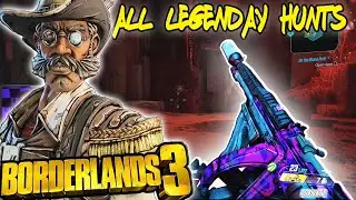 Borderlands 3 - All Hammerlock's Legendary Hunt Locations And Weapon!!