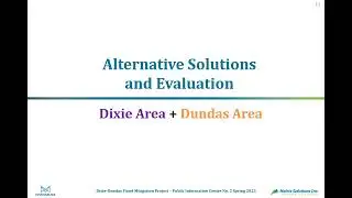 Dixie-Dundas Flood Mitigation Project – Public Information Centre No. 2