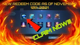 LATEST!!! MLBB REDEEM CODE AS OF NOVEMBER 10| Mobile Legends | 💯 Legit