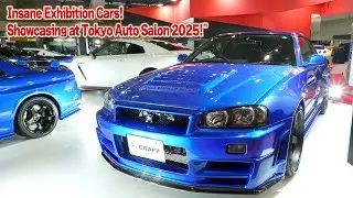 Insane Exhibition Cars! Showcasing at Tokyo Auto Salon 2025