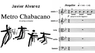 Javier Álvarez - Metro Chabacano (1987) Score