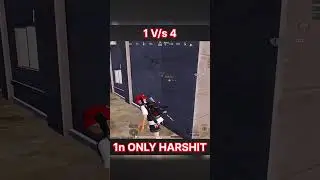 1 V/s 4  #shorts #pubg #viralvideo