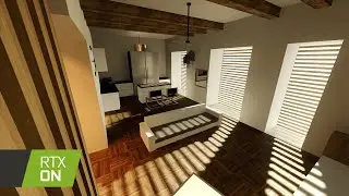 Minecraft RTX Showcase - (Modern Living Room)