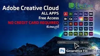 FREE Download & Installation Guide in Sinhala 💯🔓: Adobe Creative Cloud | Generative Fill | 2023 🚫💳