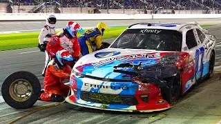 CRASHES EVERYWHERE! (NASCAR Daytona 2017)