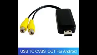 How, how to connect a monitor, headrests android radio Junsun V1pro similar via USB_CVBS?