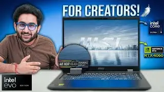 Thin Gaming & Productivity Powerhouse - MSI Prestige AI Laptop | Ultra 9 RTX 4060