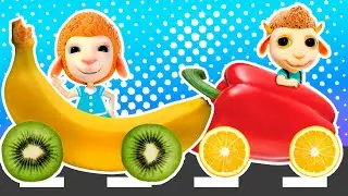 Crianças Andam Em Caminhões Vegetais | Desenho Animado | Dolly e Amigos 3D - Brasil