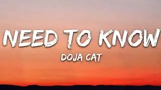 Doja Cat - Need To Know (Lyrics)