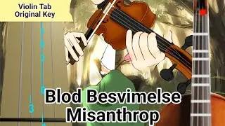 Blod Besvimelse - Misanthrop (Gnome Meme Song) Violin Tab