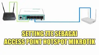HOW TO SET ZTE AS A MIKROTIK HOTSPOT ACCESS POINT
