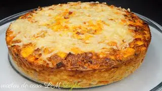 SAVORY PUMPKIN AND... PIE... cut, mix and ready. EASY AND QUICK RECIPE