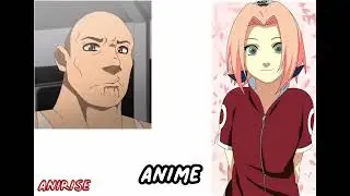Naruto anime vs Reddit [The Rock reaction meme]