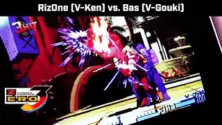 Riz0ne (V-Ken) vs. Bas (V-Gouki) | Street Fighter Alpha 3 | FT3 Set