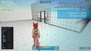KITSUNETSUKI project: Occlusion Culling with Portals in Panda3D